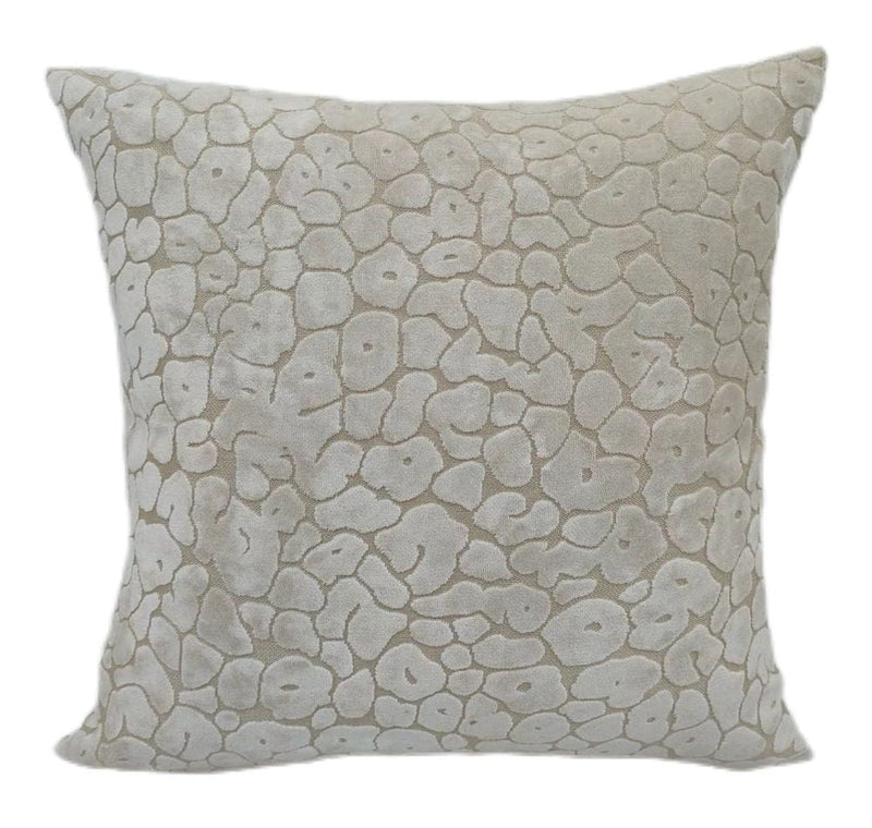 Atmacha Home & Living Cushion 56x56 cm / Ivory LEOPARD CUT VELV PAUL MONEYPENNY IVORY 56 X 5 Ivory / 56x56 cm