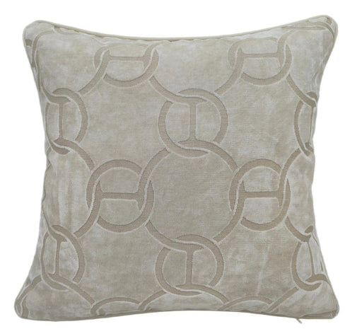 Atmacha Home & Living Cushion 56x56 cm / Ivory PM CHAINS CUT VELV IVORY / 56x56 cm