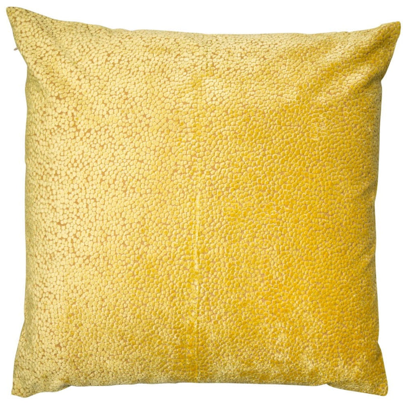 Atmacha Home & Living Cushion 56x56 cm / Mustard CUT VELVET DOTS MUSTARD / 56x56 cm