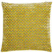 Atmacha Home & Living Cushion 56x56 cm / Mustard CUT VELVET WAVE MUSTARD / 56x56 cm