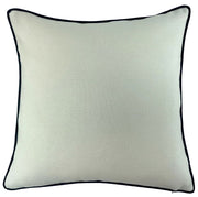 Atmacha Home & Living Cushion 56x56 cm / Navy LGE SLUB CREAM  WITH NAVY PIPING  AND NAVY REV Navy / 56x56 cm