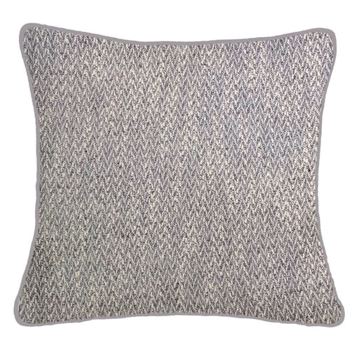 Atmacha Home & Living Cushion 56x56 cm / Silver HERRINGBONE TEXTURED CUSHION SILVER / 56x56 cm