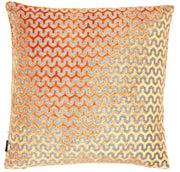 Atmacha Home & Living Cushion 56x56 cm / Tan CUT VELVET WAVE TAN / 56x56 cm
