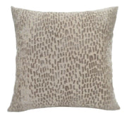 Atmacha Home & Living Cushion 56x56 cm / Taupe CUT VELVET DASHES TAUPE / 56x56 cm