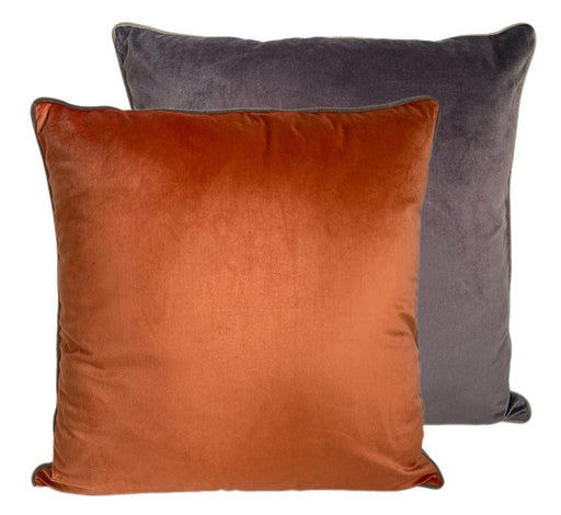 Atmacha Home & Living Cushion 59x59 cm / Brown PM  DBLE SIDED VELV BROWN/CHOC TAUPE  59 X 59 Brown / 59x59 cm