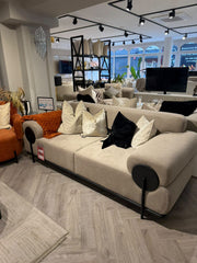 Atmacha Home & Living Outlet 2 Seater / Beige Ex Display Loft 2 Seater Sofa
