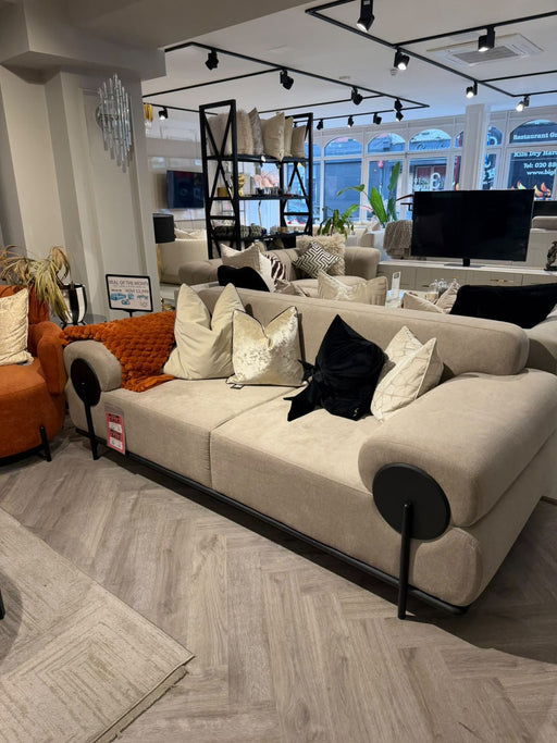 Atmacha Home & Living Outlet 2 Seater / Beige Ex Display Loft 2 Seater Sofa
