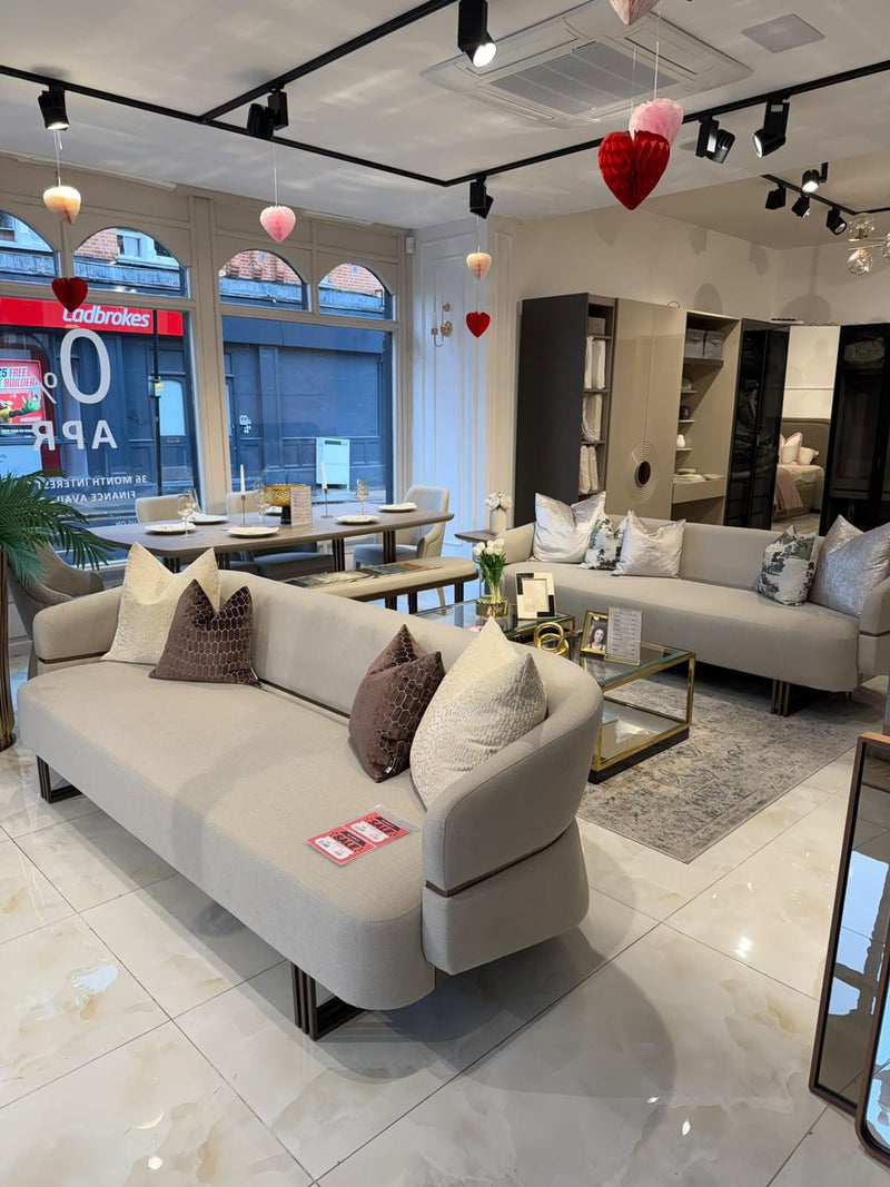 Atmacha Home & Living Outlet 4 Seater / Grey Ex Display Mardin 4 Seater Sofa