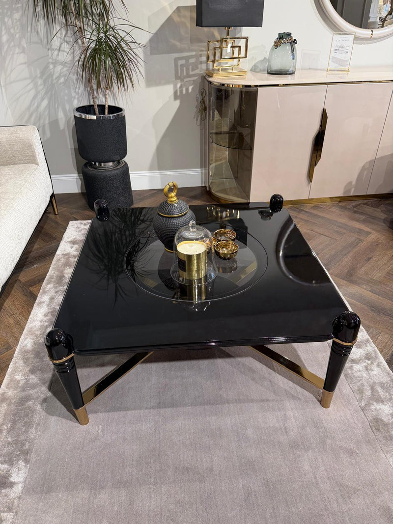 Atmacha Home & Living Outlet Black / Gold Ex Display Imperio Coffee Table