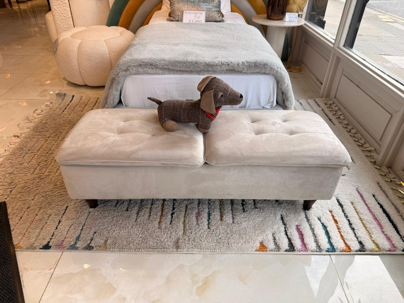 Atmacha Home & Living Outlet Cream EX-DISPLAY Cool Wool Cream Bench