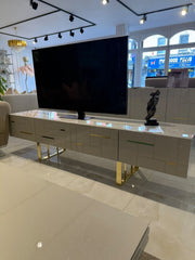 Atmacha Home & Living Outlet Grey Ex Display New Chelsea TV Unit