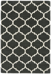 Atmacha Home & Living Rug 080x150 Albany Ogee Charcoal Modern Rug