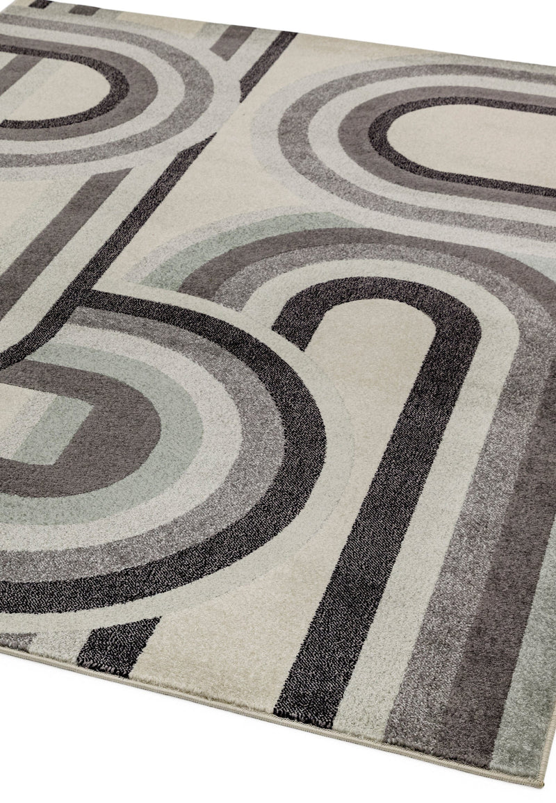 Atmacha Home & Living Rug 080x150 Nova Retro Grey Rug NV29 Modern Rug