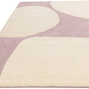 Atmacha Home & Living Rug 120X170 Canvas 02 Pebble - Purple - Modern Rug