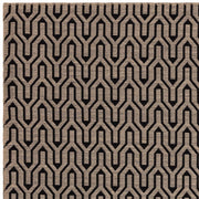 Atmacha Home & Living Rug 120x170 Global Black Lattice Flatweave Rug