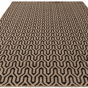 Atmacha Home & Living Rug 120x170 Global Black Lattice Flatweave Rug