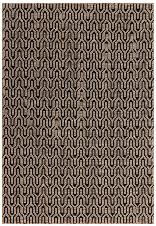 Atmacha Home & Living Rug 120x170 Global Black Lattice Flatweave Rug