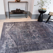 Atmacha Home & Living Rug 120X170 Kaya Noor KY03 - Grey/Silver - Classic Rug