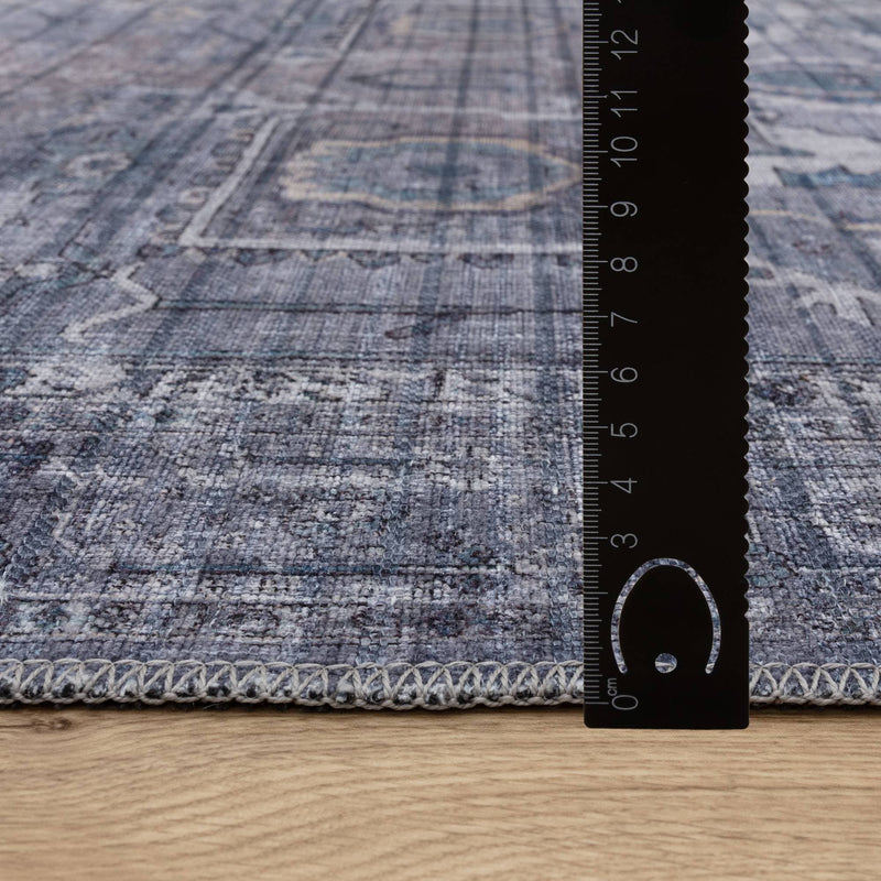 Atmacha Home & Living Rug 120X170 Kaya Noor KY03 - Grey/Silver - Classic Rug