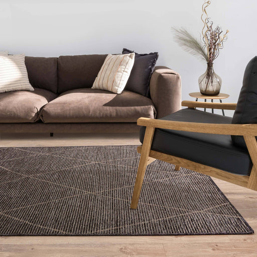 Atmacha Home & Living Rug 120X170 Mulberry Charcoal - Grey/Silver - Flatweave Rug