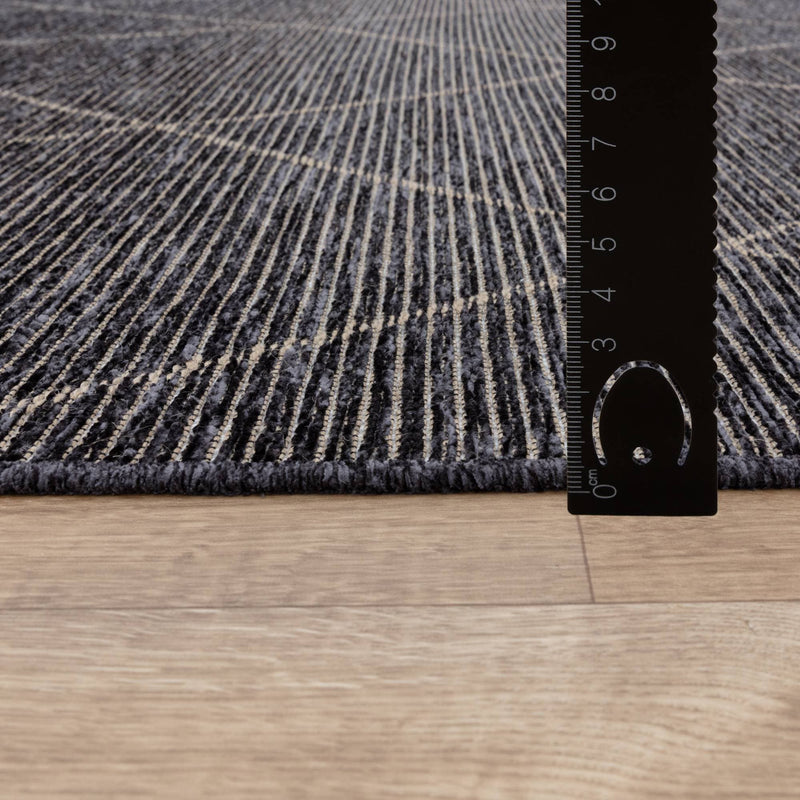 Atmacha Home & Living Rug 120X170 Mulberry Charcoal - Grey/Silver - Flatweave Rug