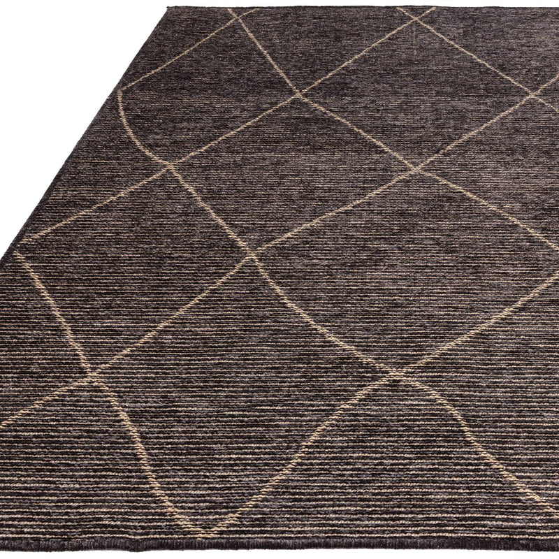 Atmacha Home & Living Rug 120X170 Mulberry Charcoal - Grey/Silver - Flatweave Rug
