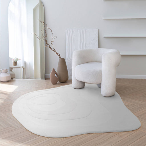 Atmacha Home & Living Rug 150X150 Olsen Surge - Cream/White - Boho Rug