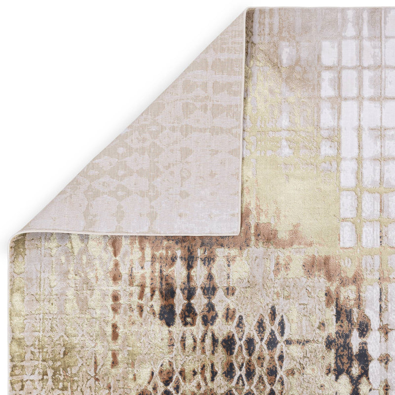 Atmacha Home & Living Rug 160X230 Aurora AU07 Diamond - Yellow/Gold - Abstract Rug