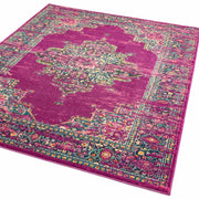 Atmacha Home & Living Rug 160X230 Colt CL04 Medallion Fuchsia - Multi - Modern Rug