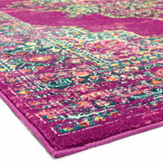 Atmacha Home & Living Rug 160X230 Colt CL04 Medallion Fuchsia - Multi - Modern Rug