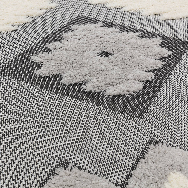 Atmacha Home & Living Rug 160X230 Monty MN01 Black/Cream Tribal - Monochrome - Modern Rug