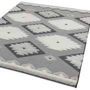 Atmacha Home & Living Rug 160X230 Monty MN01 Black/Cream Tribal - Monochrome - Modern Rug