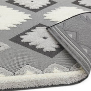 Atmacha Home & Living Rug 160X230 Monty MN01 Black/Cream Tribal - Monochrome - Modern Rug