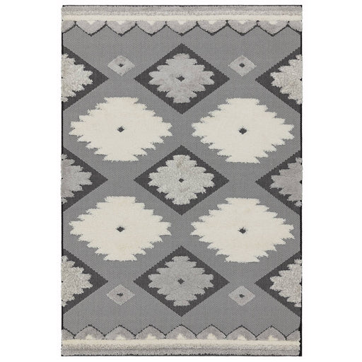 Atmacha Home & Living Rug 160X230 Monty MN01 Black/Cream Tribal - Monochrome - Modern Rug