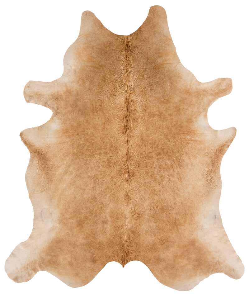 Atmacha Home & Living Rug 180x240 / Ivory Skin Rodeo Cowhide Rug - Solid Beige | Brazilian Natural Hide