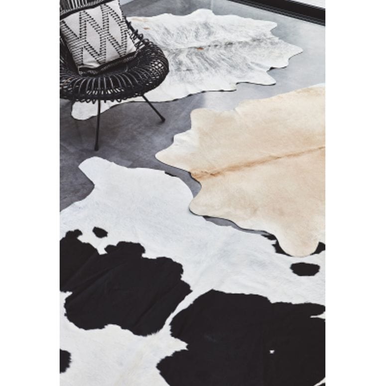 Atmacha Home & Living Rug 180x240 Rodeo Cowhide Rug - Black & White | Brazilian Cowhide Elegance