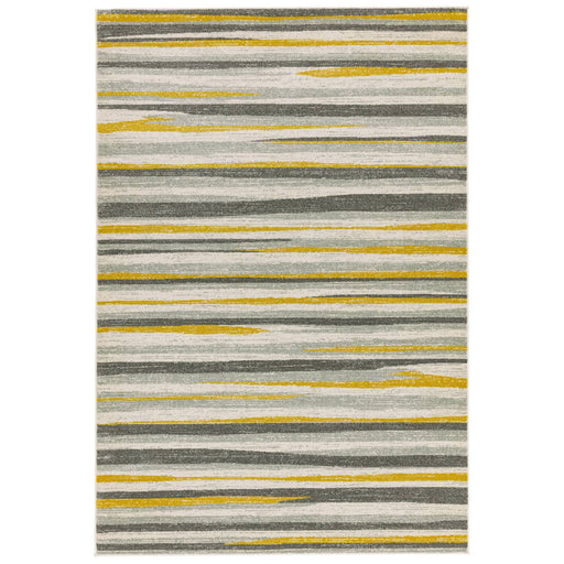 Atmacha Home & Living Rug 200X290 Colt CL10 Stripe Mustard - Multi - Modern Rug