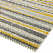 Atmacha Home & Living Rug 200X290 Colt CL10 Stripe Mustard - Multi - Modern Rug