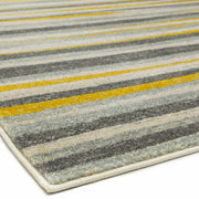 Atmacha Home & Living Rug 200X290 Colt CL10 Stripe Mustard - Multi - Modern Rug