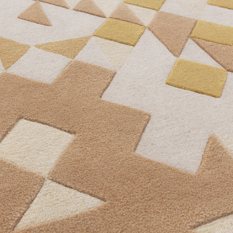 Atmacha Home & Living Rug 200X290 Enigma Gold Multi - Yellow/Gold - Modern Rug