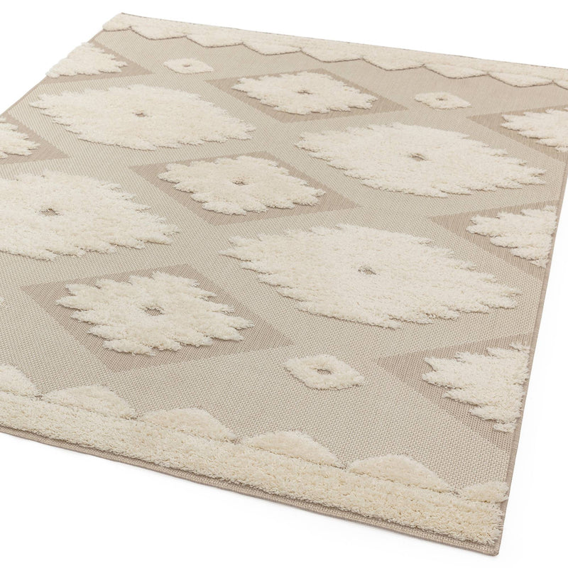 Atmacha Home & Living Rug 200X290 Monty MN02 Natural/Cream Tribal - Beige/Natural - Modern Rug