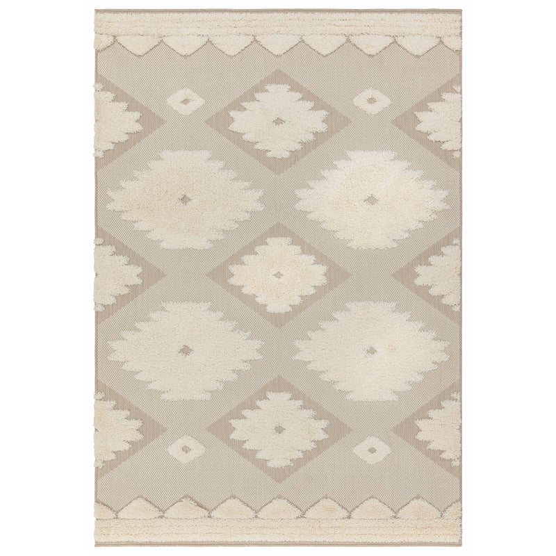 Atmacha Home & Living Rug 200X290 Monty MN02 Natural/Cream Tribal - Beige/Natural - Modern Rug