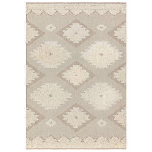 Atmacha Home & Living Rug 200X290 Monty MN02 Natural/Cream Tribal - Beige/Natural - Modern Rug