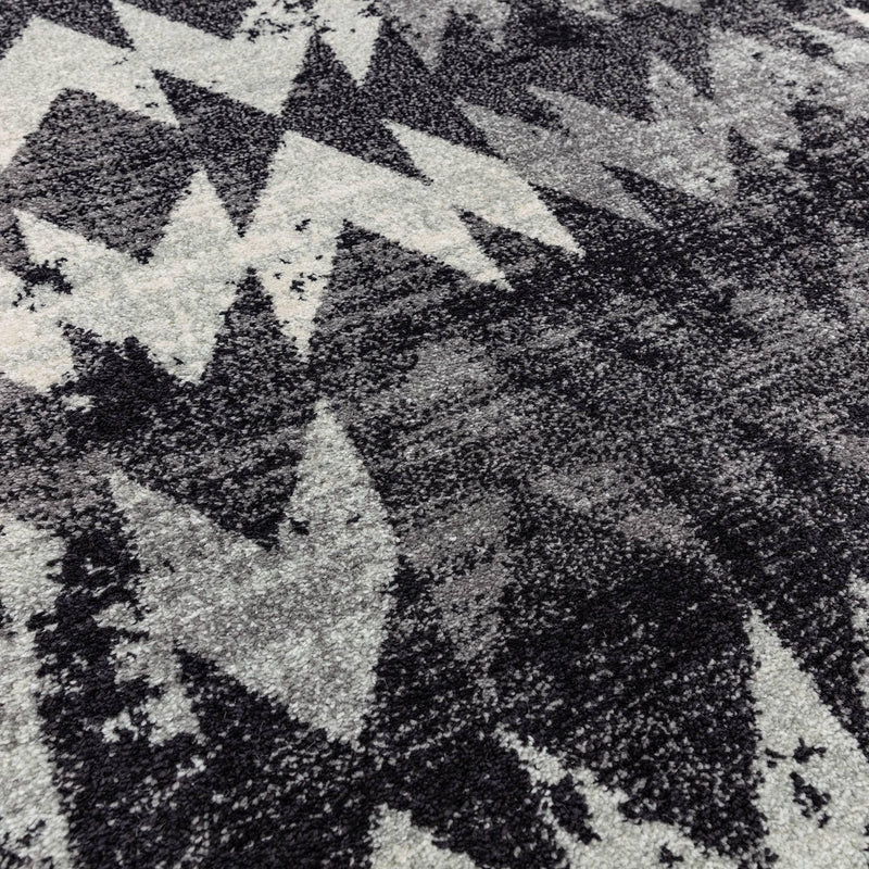 Atmacha Home & Living Rug 200X290 Nova NV28 Chevron Black - Modern Rug