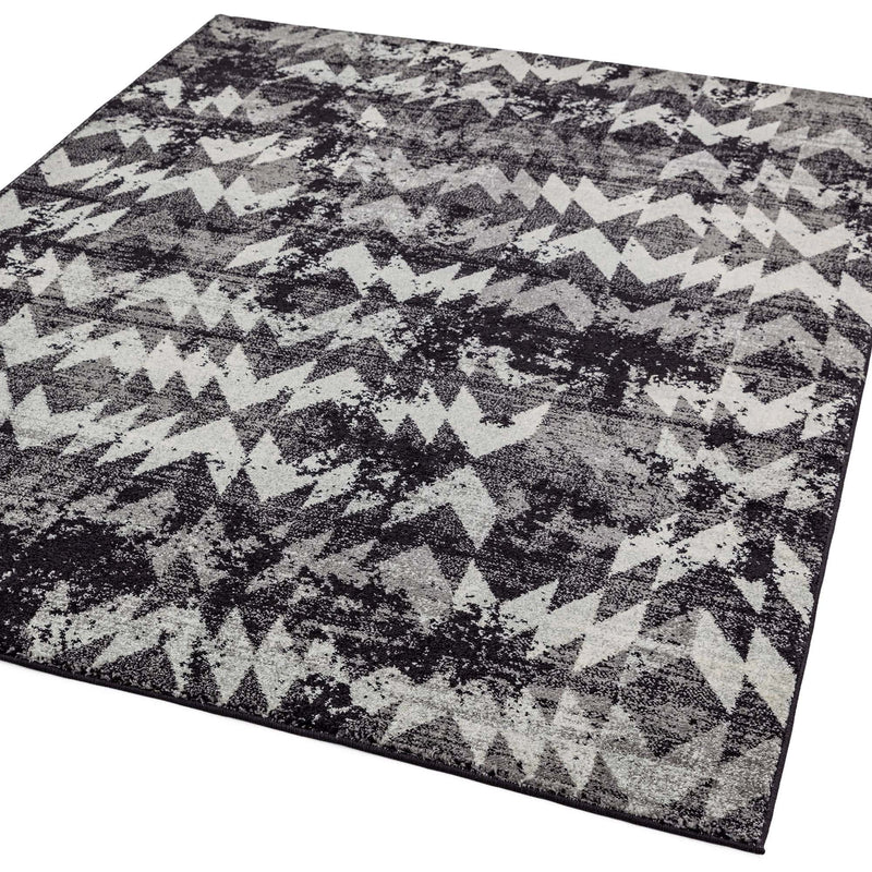 Atmacha Home & Living Rug 200X290 Nova NV28 Chevron Black - Modern Rug