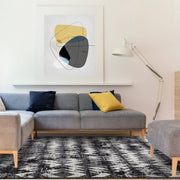 Atmacha Home & Living Rug 200X290 Nova NV28 Chevron Black - Modern Rug