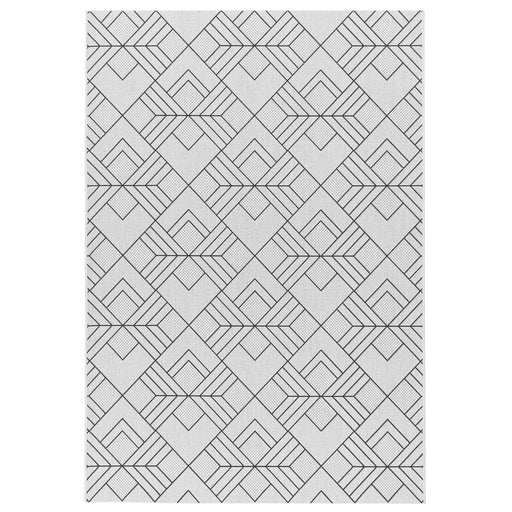 Atmacha Home & Living Rug 200X290 Patio PAT16 Deco Ivory - Monochrome - Flatweave Rug