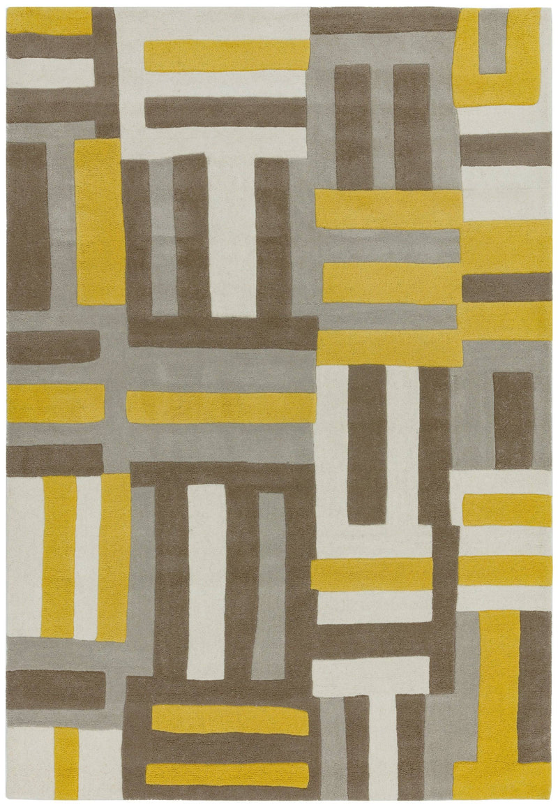 Atmacha Home & Living Rug 200X300 Matrix MAX17 Code Yellow - Multi - Modern Rug