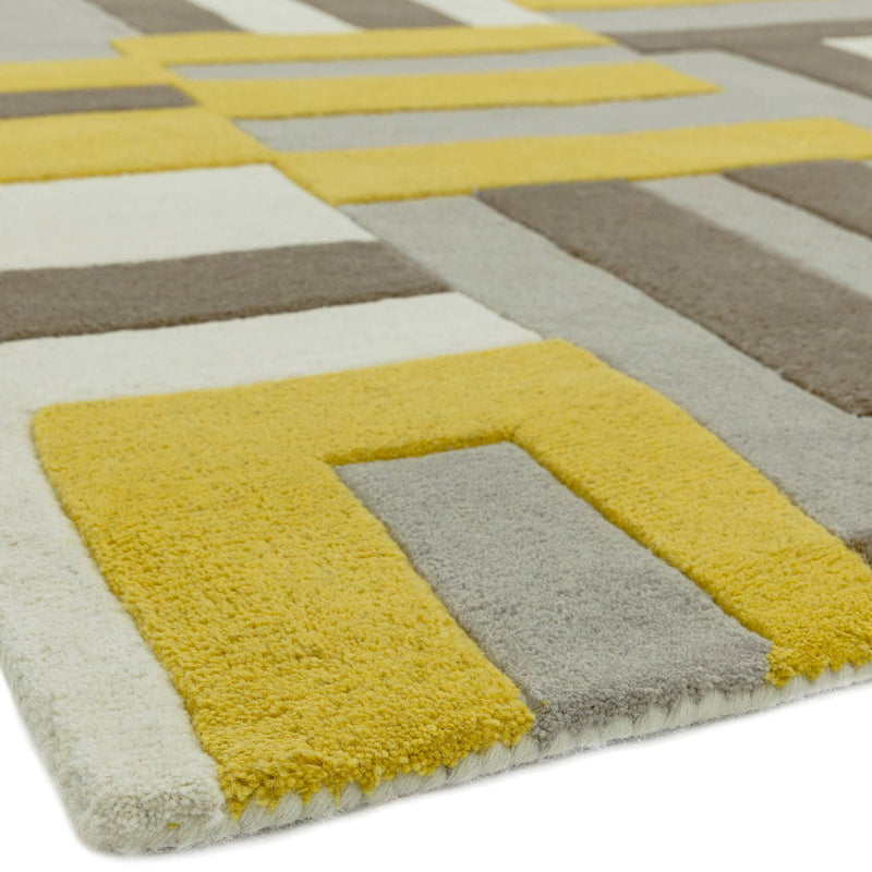 Atmacha Home & Living Rug 200X300 Matrix MAX17 Code Yellow - Multi - Modern Rug