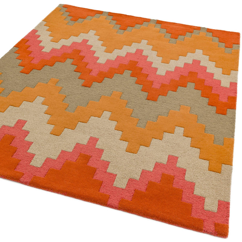 Atmacha Home & Living Rug 200X300 Matrix MAX23 Cuzzo Sienna - Multi - Modern Rug